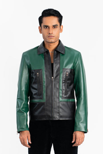 GreenGroove Faux Leather Jacket